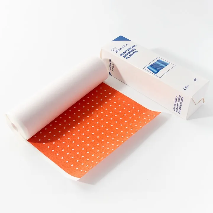 Surgical Cotton Adhesive Bandage Perforated Aperture Adhesive Plaster Wound Plaster Roll Zinc Oxide Plaster