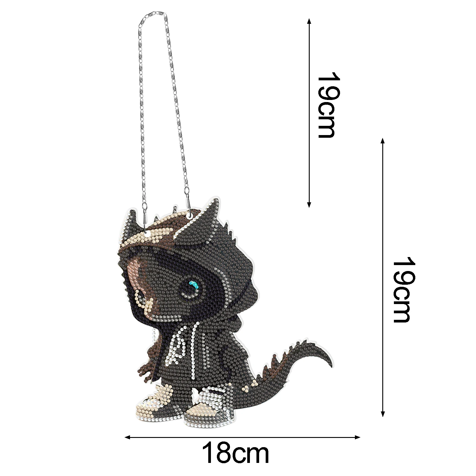 Dragon Diamond Painting Wreath Hanging Sign Set Dragon Diamond Art Hanging Wall Art DIY 5D Crystal Rhinestone Wreath Kits