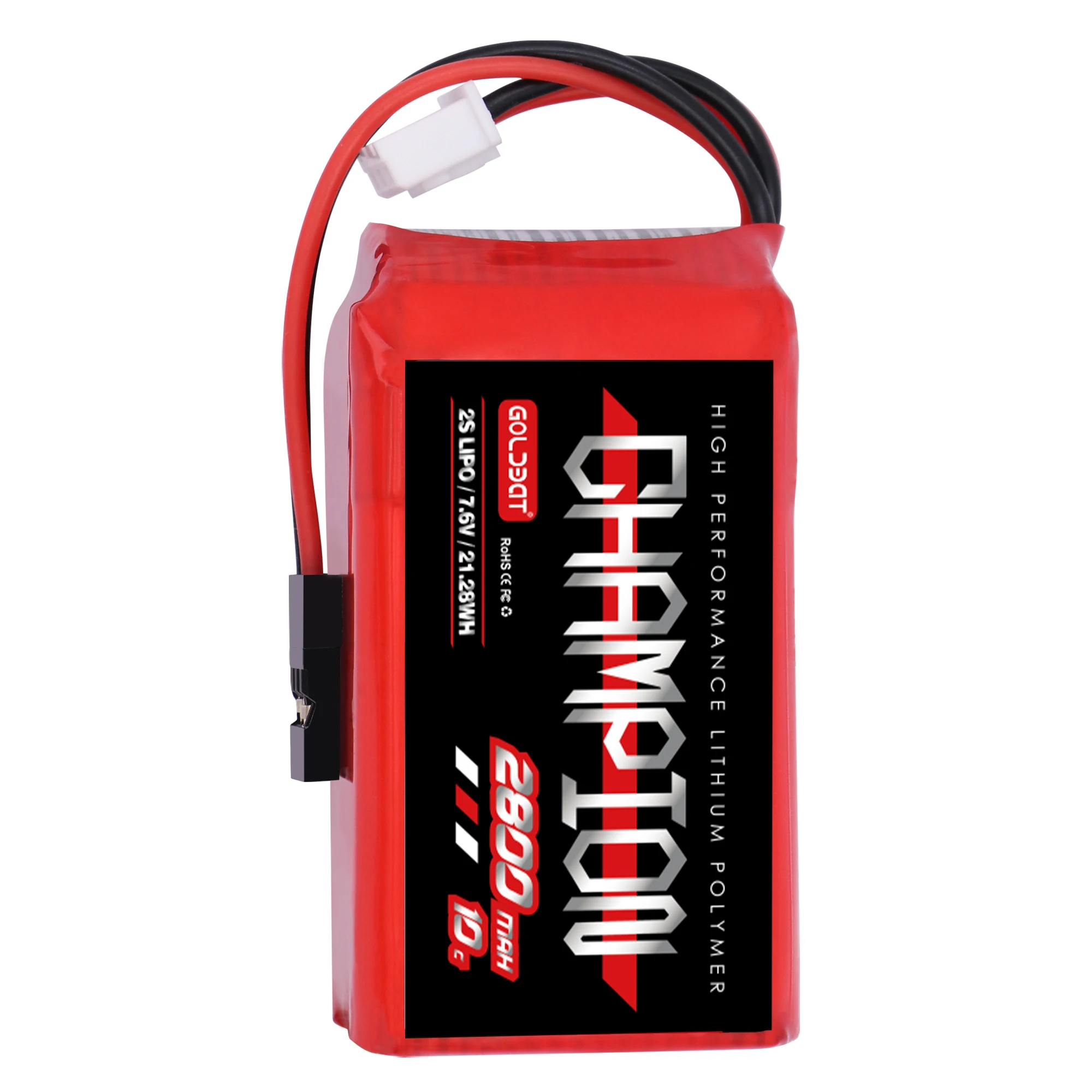 CHAMPION Factory Price 2800mAh 25C 2S 7.6V HV Rechargeable Lithium Battery Pack  airsoft  FPV Helicopter RC Car Drone Battery