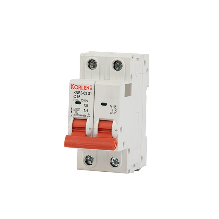 KNB-8-63 3 pole surface mounting mcb box miniature circuit breaker power bank circuit board