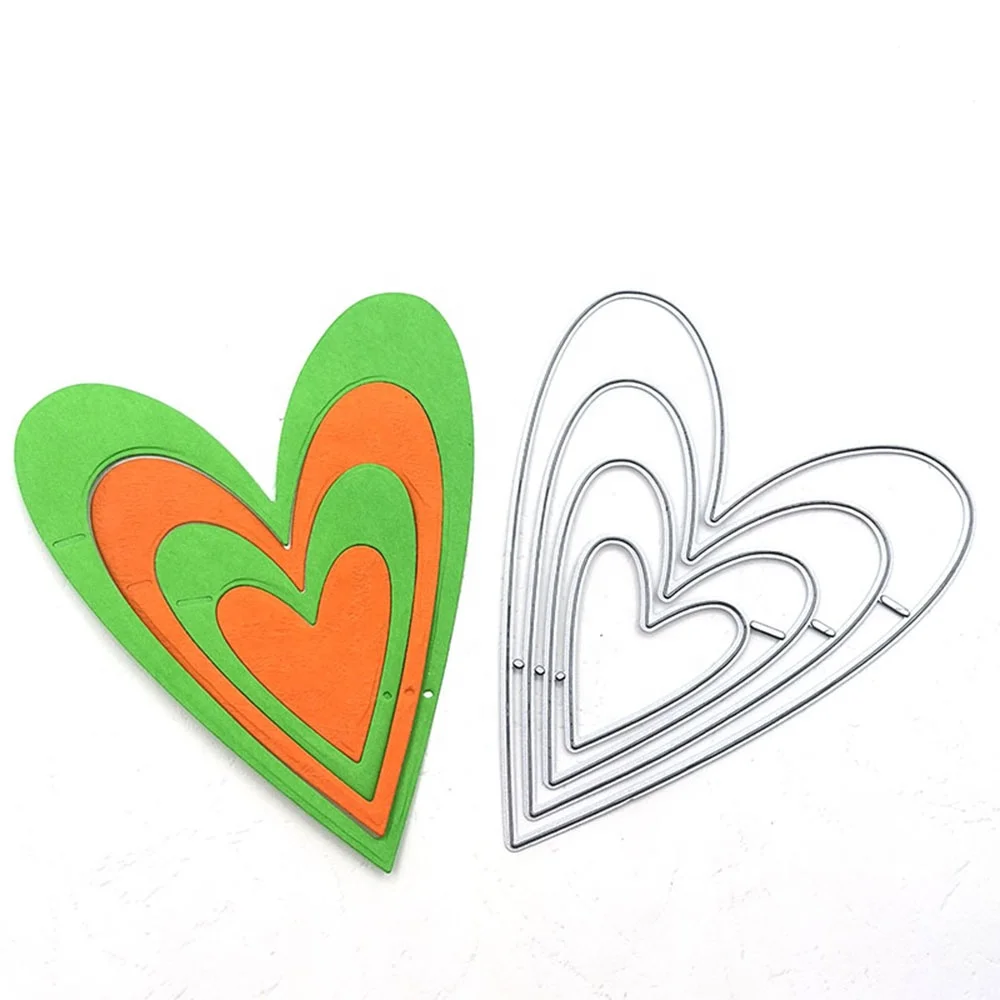 Cutting Dies For Card Making Cutting Die Heart Embossing Stencil DIY Scrapbook Paper Album New