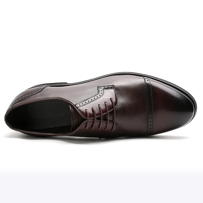 Wholesale men formal dress shoes genuine leather for men