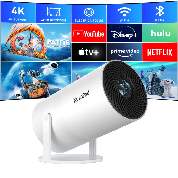 Hot sale HY300 home theater projector with chips RK3566 resolution 720p wireless Android 11 portable projector