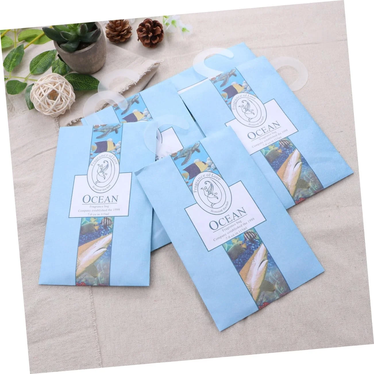 Scented Sachet 20g Hot Sale Eco-friendly Hook Custom Private Label Aroma Home Decor Wardrobe Closet Scented Sachet