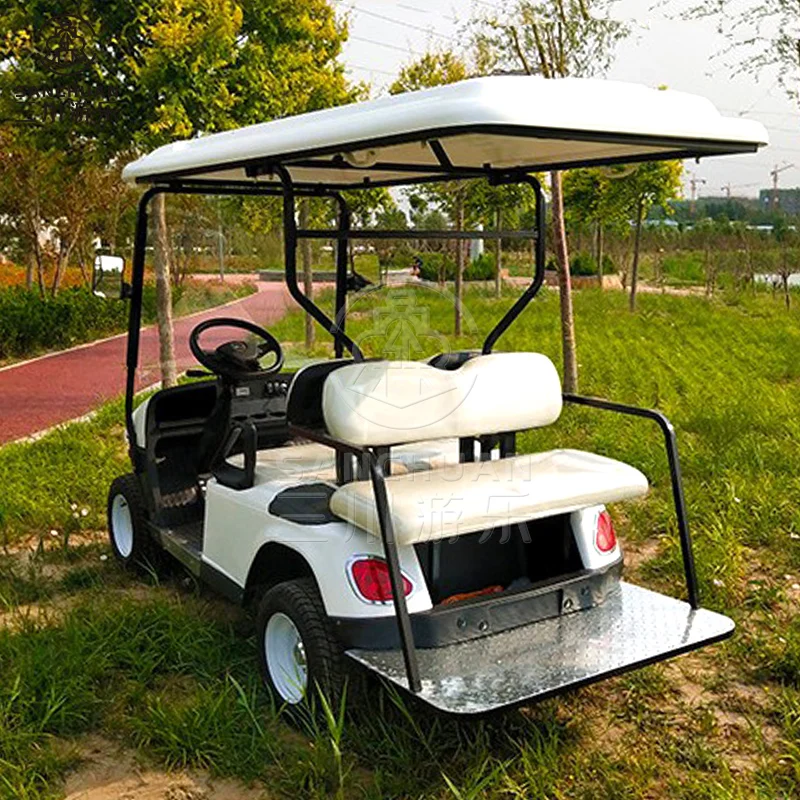Chinese Factory 4 Seater Sightseeing Bus Tourist Golf Cart Electric Car With CE Certificate