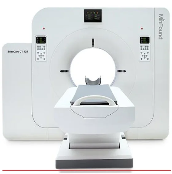 
MinFound 64/128 slices ct scanner for coronary artery scanning heart scanning 