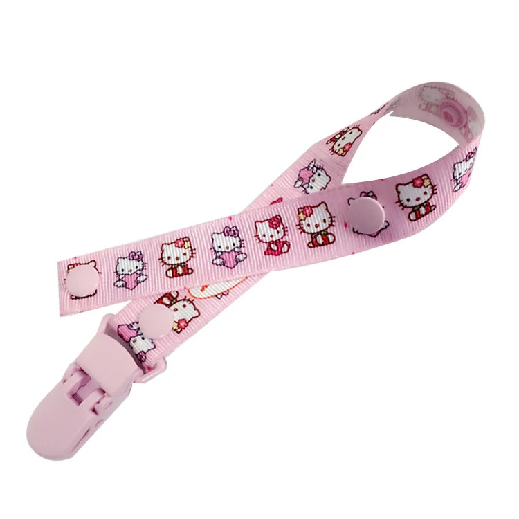 Custom Wholesale Baby Use Products Pacifier Chain Clip Pacifier Holder Drop-Resistant Chain Baby Pacifier Clip