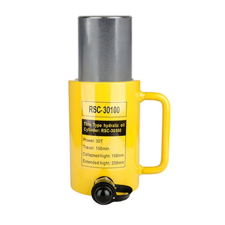 
hydraulic jack long ram hot sell 50ton hydraulic jack hydraulic jack with gauge for test belt 