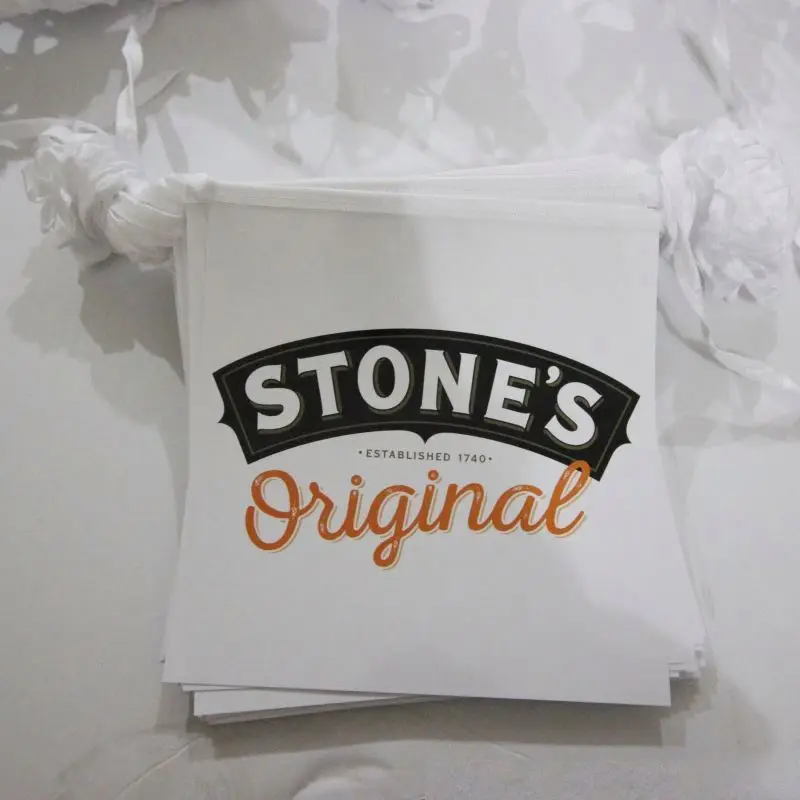 Rainbow String Banner For Festival For Advertising Promotion Activities  decorative garden flag 24x16