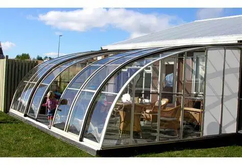 Customized Technical Tempered Glass Aluminum Sunrooms