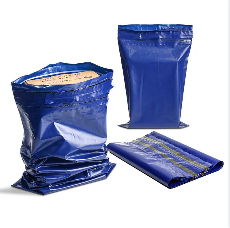 Repeat shipping 3 times electronic business clothing packaging courier envelopes poly bag with zipper