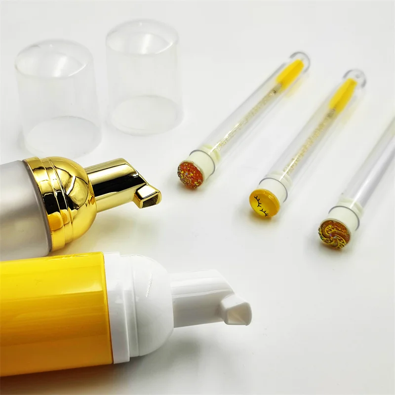 50ml/60ml plastic foam pump bottle refillable empty cosmetic container cleanser soap shampoo foaming bottles