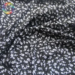 Soft Elastane Floral Printed Four Way Stretch Fabric For Dresses