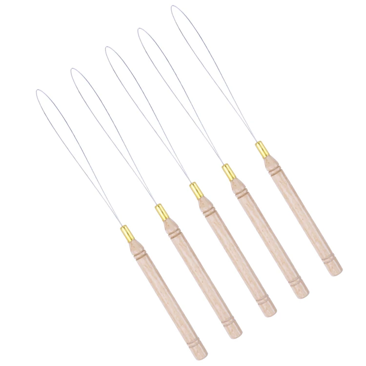 FH Hair Extension Tools Application Wholesale Crochet Hook Needles Loop For 100% Human Hair Extensions