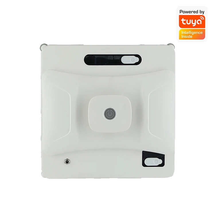 Shenzhen Wireless Tuya App Auto Water Spray  2800 pa Suction Wet Glass Wiper Window Cleaner Robot