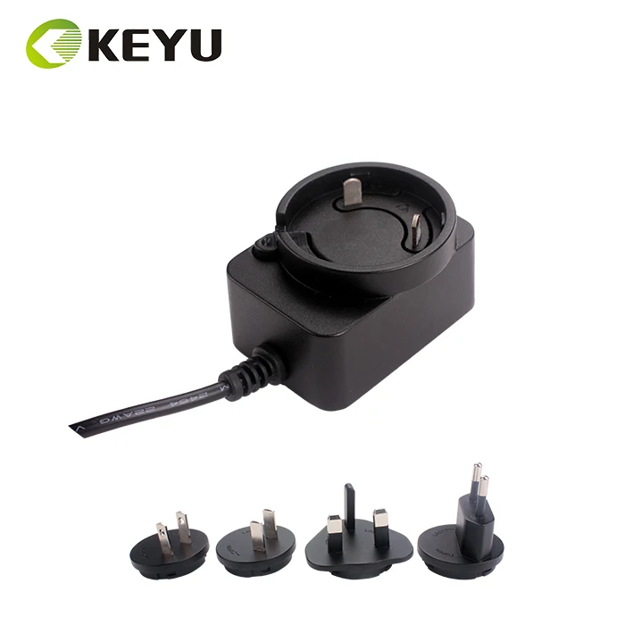 Detachable plug power supply 22.5V 26.5V 0.5A ac dc switching power adapter for  robot vacuum cleaner