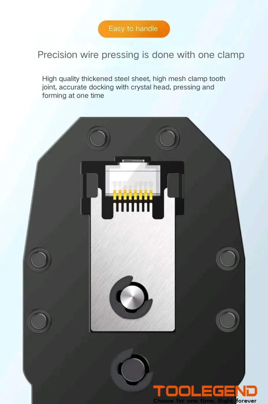 Network cable clamp Three use net pliers