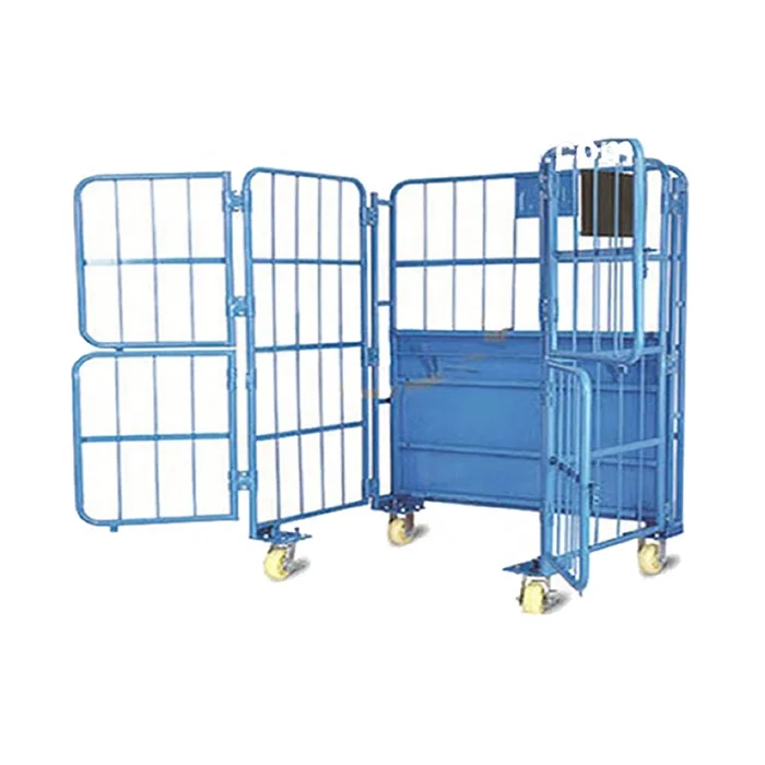 Hot sale Folding Trolley Heavy Duty Container Roll Cage Box Pallet For Supermarket
