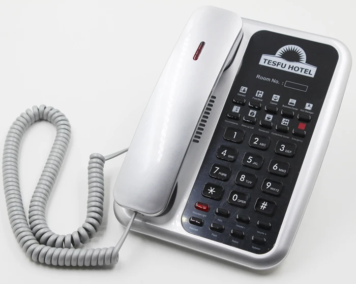 5 звезд в комнате для гостей качество основной телефон Проводные аналоговый стационарный телефон для отеля