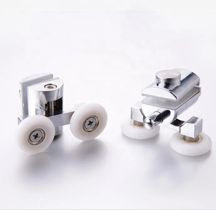 Caster wheel for sliding door shower roller
