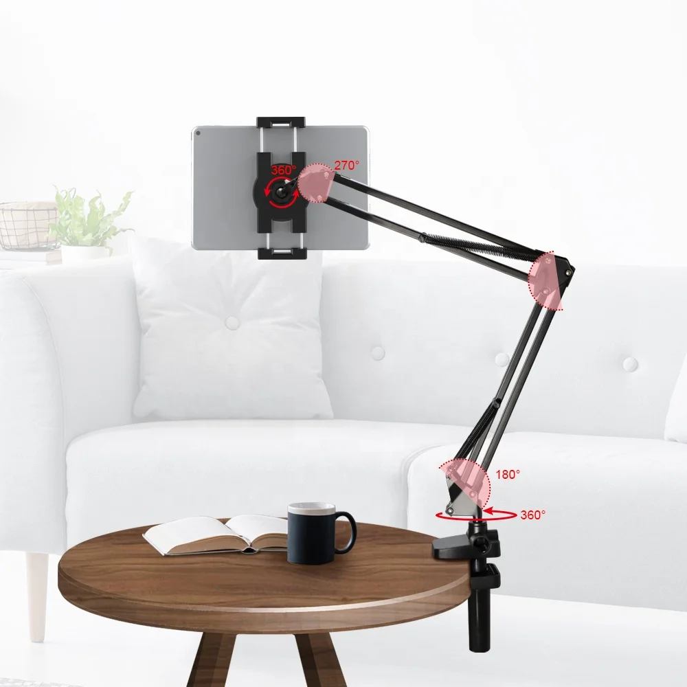 Innovative Products 2021 Phone Assessories Flexible Foldable Lazy Neck Mobile Phone Holder Adjustable Rugged Tablet Stand