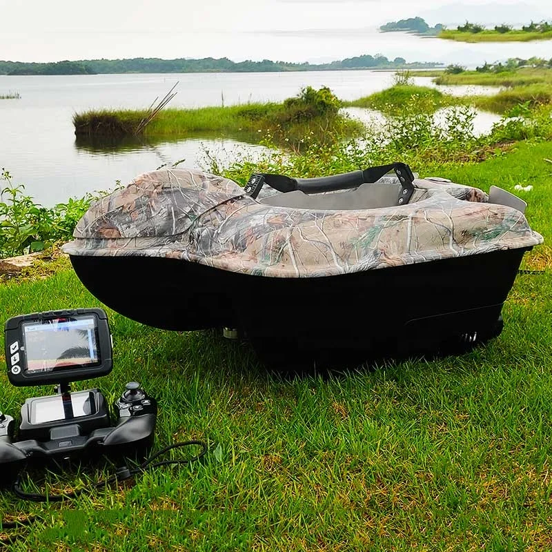 Fishfinder bait boat with GPS auto pilot auto return 4kg hopper loading gps module