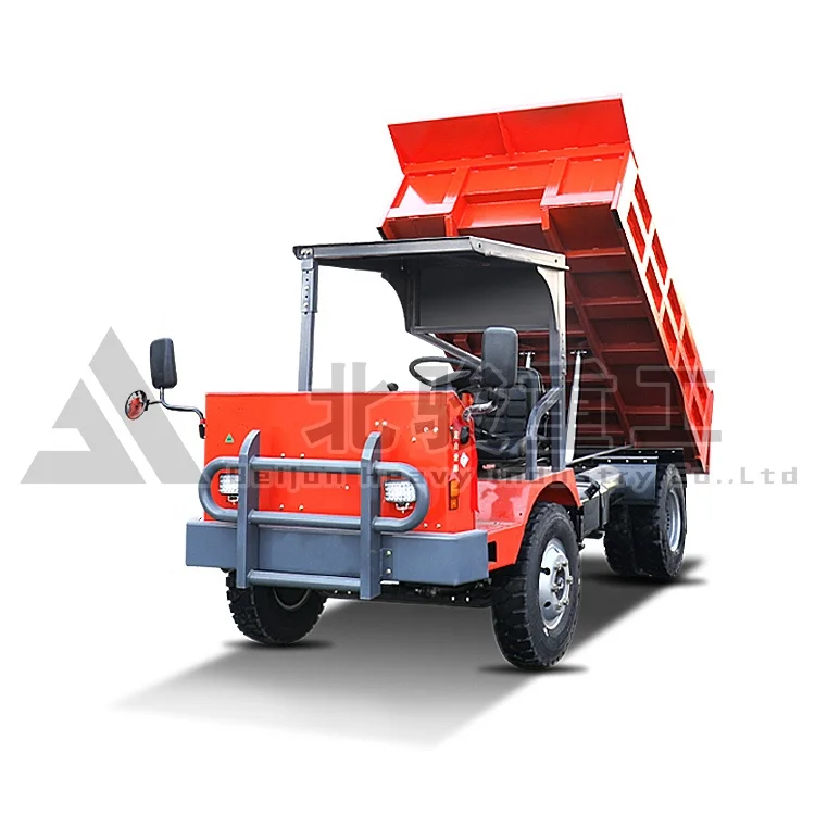 7 Ton New Mining Dump Truck Four Wheels Vehicle Material Transport Dumper Truck