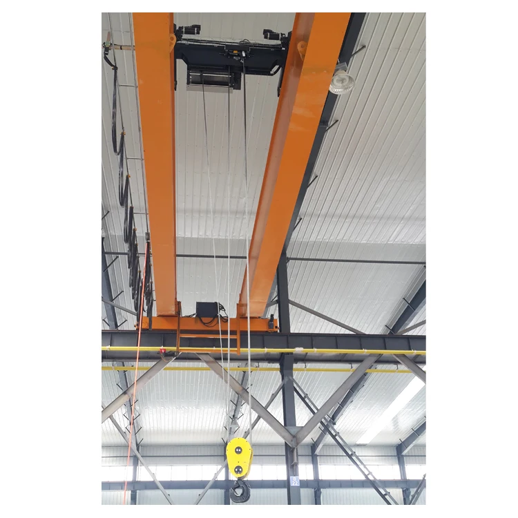 Europe style 20 ton 25 ton 16 T double girder beam overhead bridge EOT crane in workshop for material handling price