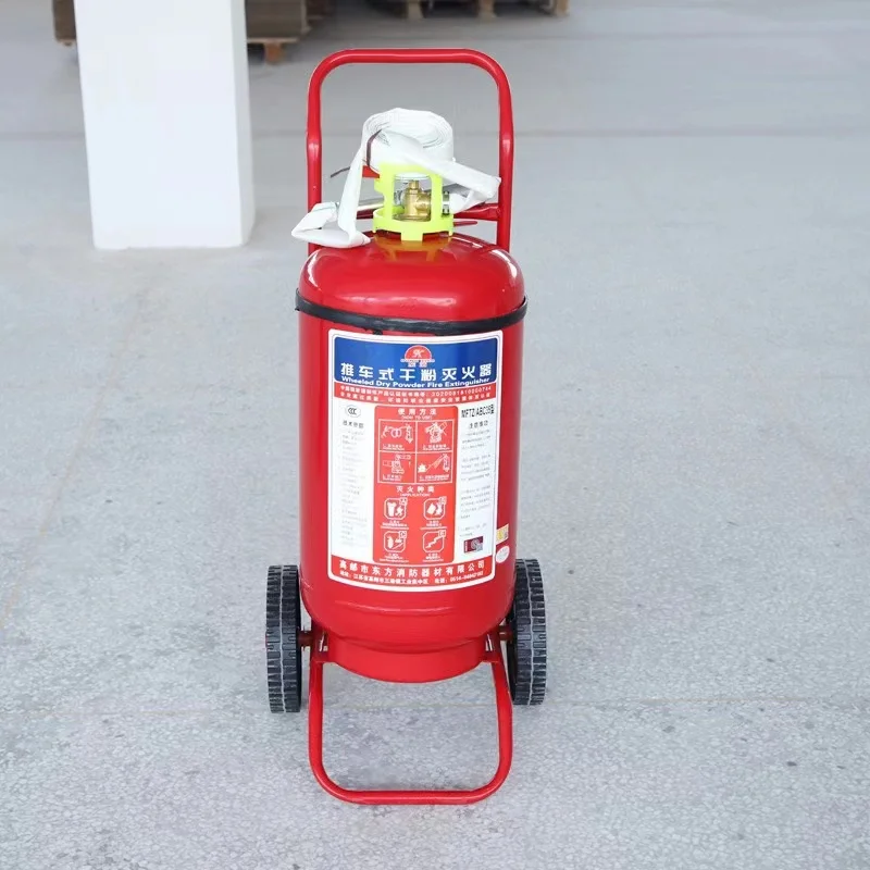 Handcart dry powder fire extinguisher