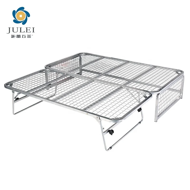 Customized Queen King Size Durable Structure Black Iron Sofa Bed Suitable For Apartment Using