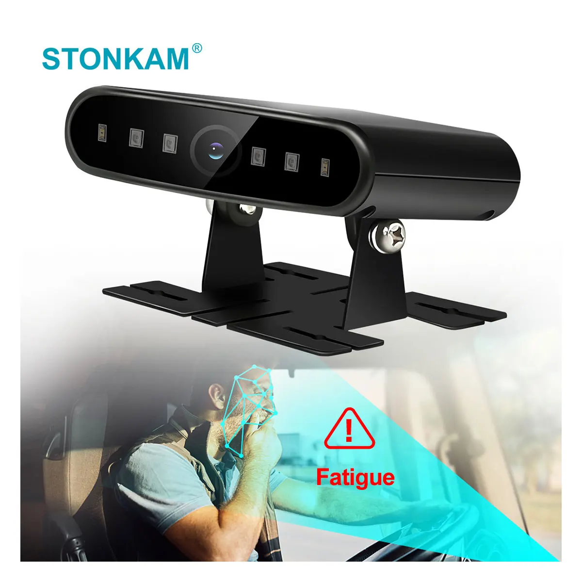 STONKAM WIFI 4G ADAS DMS driver anti sleep detection and alarm system all-whether working