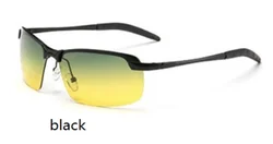 Поляризованные солнцезащитные очки UV400, мужские очки для ночного вождения, очки дневного и ночного видения