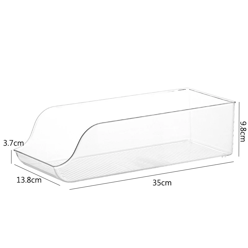 Refrigerator Organizer PET Food Storage Box Refrigerator Drink Holder Other Storage Boxes Stackable Storage