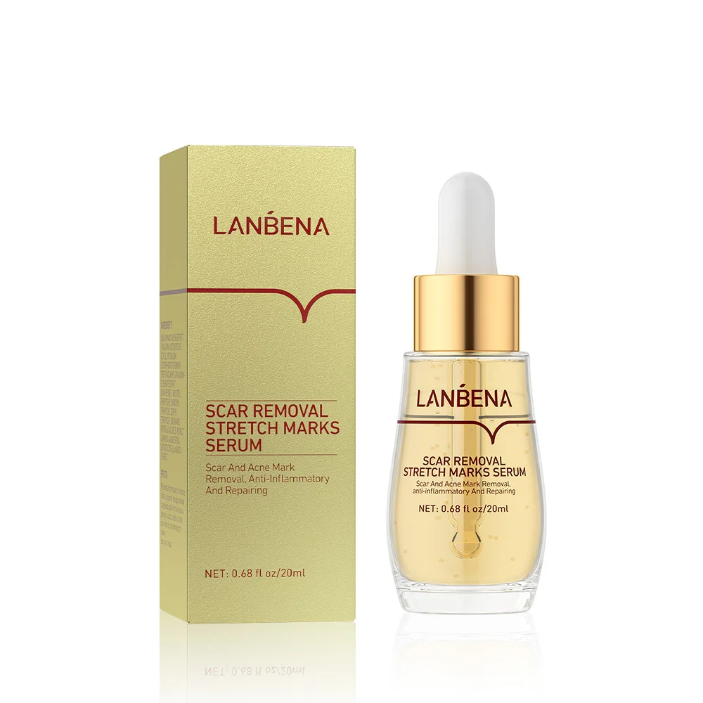 LANBENA Private Label Scar Removal Serum Stretch Mark Oil Acne Mark Repair Skin Care