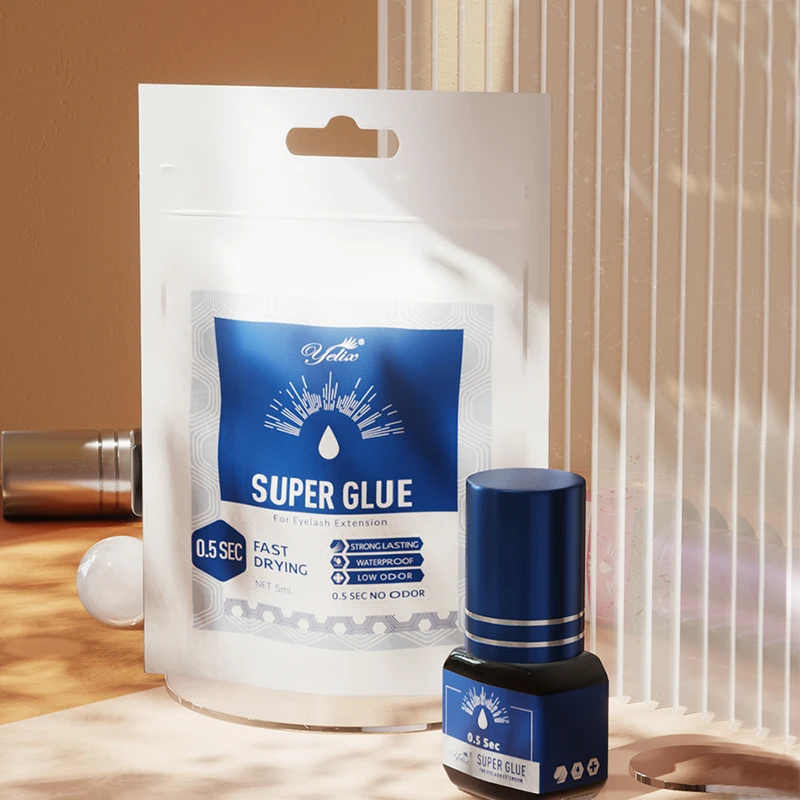 Yelix Extension Semi Permanent Eyelashes Set Glue Lash Adhesives Glues Private Label Best Glue Eyelashes