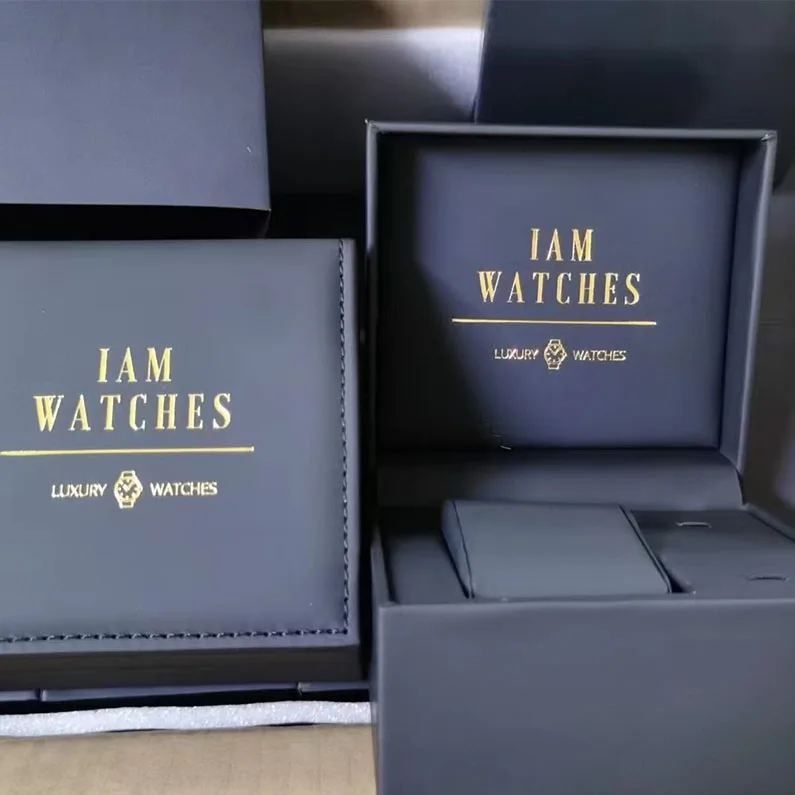 New Design Watch Packaging Box With Removal Tool Wholesale Customize Logo Watch Box For Wristwatch and warranty card