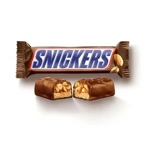 Snickers Chocolate coated with nuts candy for all seasons