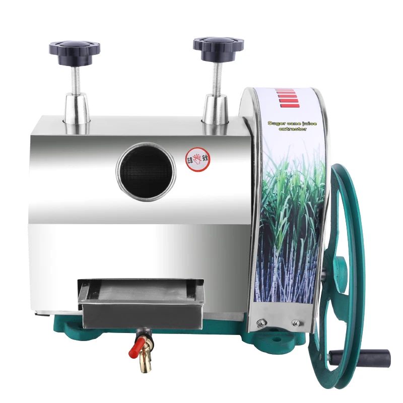 High Quality Commercial Stainless Steel Manual Type Sugar Cane Juicer Sugarcane Juice Squeezing Processing Equipment Machine