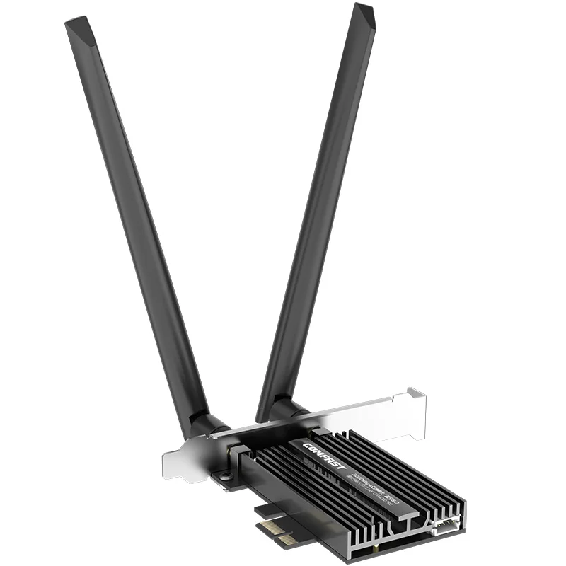  Сетевая интерфейсная карта Comfast AX200 PRO Wi-Fi 6 2 9 ГГц 160 МГц беспроводная сетевая 802.11ax для настольного