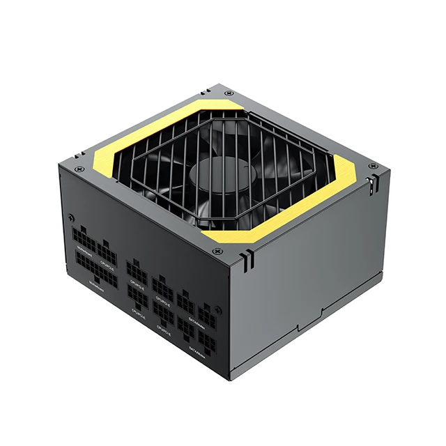 High Quality Full Module White Atx Power Supply 750w Computer Power Supplies Gold 80Plus Pc Power PCIE 5.0 with 12cm FAN
