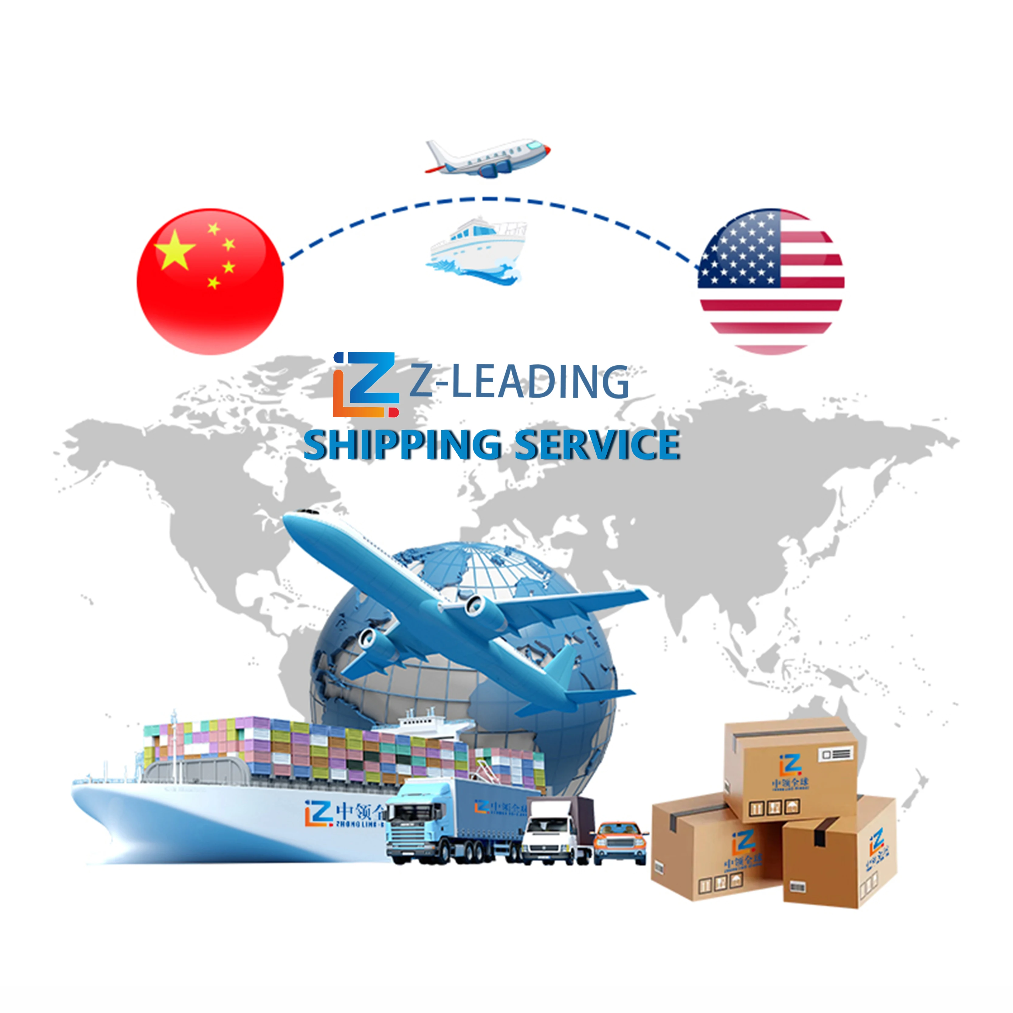 Fast Shipping Company Sea Freight Service DDP USA Logistics Services Customs Agent Door to for 1688 Imports