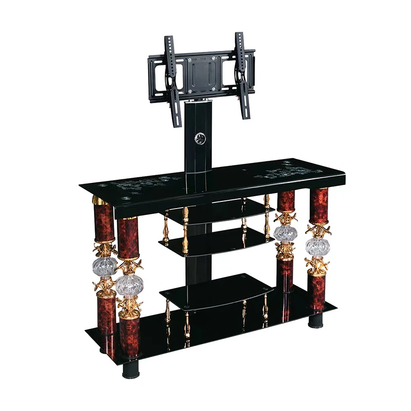 Cheap Wholesale Color Design TV cabinet TV Table Swivel Floor TV Stand with Mount Entertainment Stand