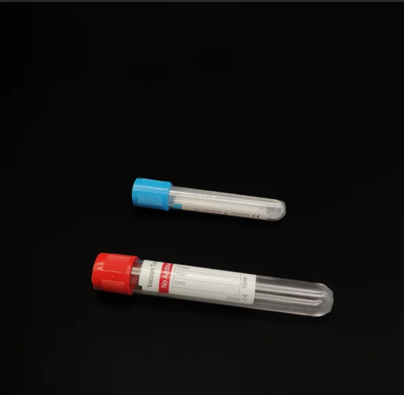High Quality Lab and Medical vacuum Blood Collection Tube with glass or plastic material