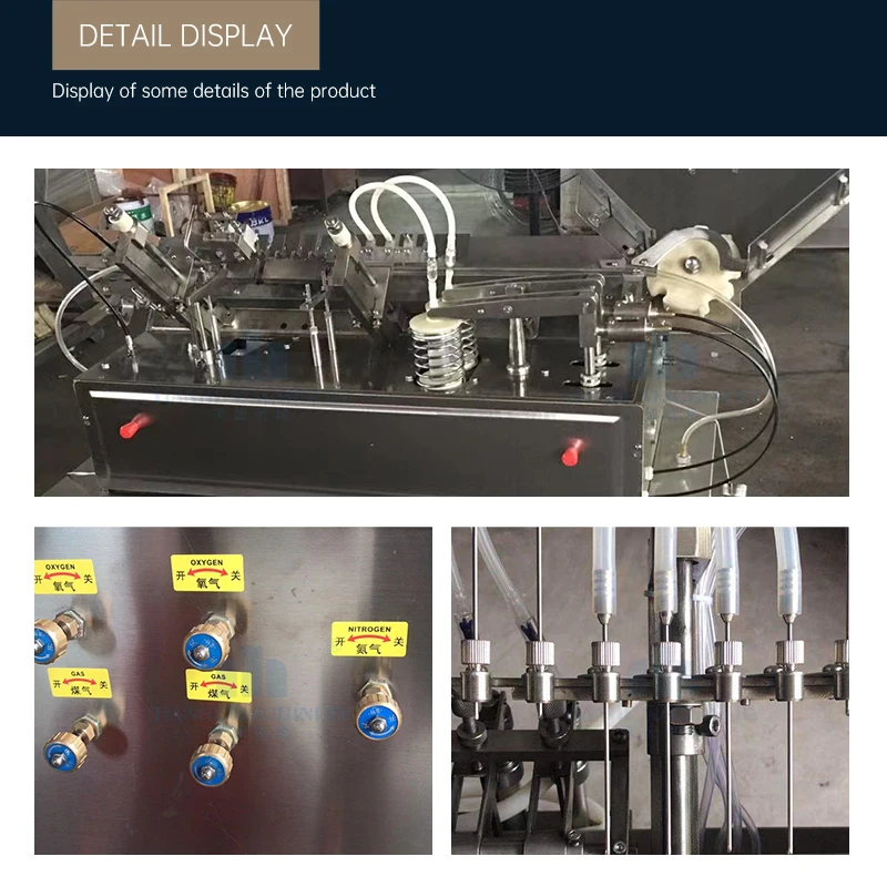 Full Automatically Intelligent Disposable Glass Ampoule Filling And Sealing Machine