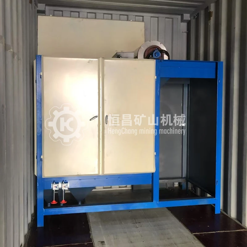 High Efficiency 15000gauss Iron Sand Monazite Ore Separation Dry Type High Intensity Industrial Magnetic Four Rollers Separator