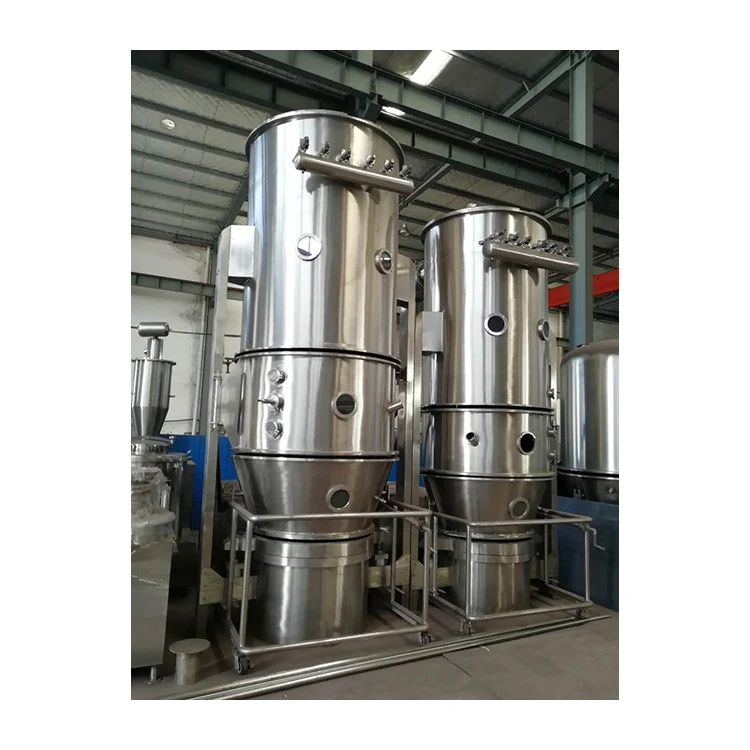 Vertical turbojet Fluid bed granulator