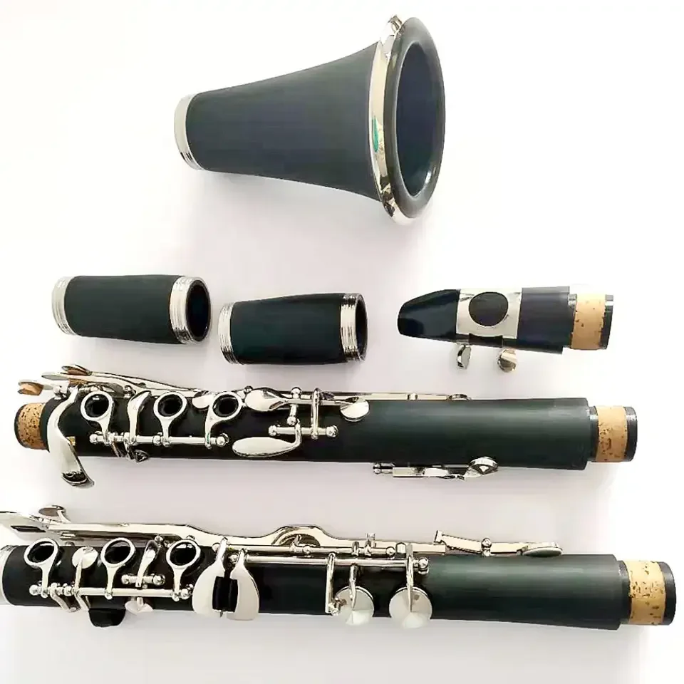 High quality good price bakelite nickel plated 20 keys German system clarinet instrument