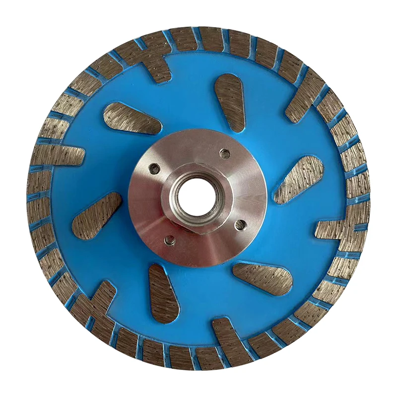 125mm Turbo Diamond Pcd Saw Blade Circular Continuous Rim Cutting Blade For Brick Ceramic Marble Cutting
