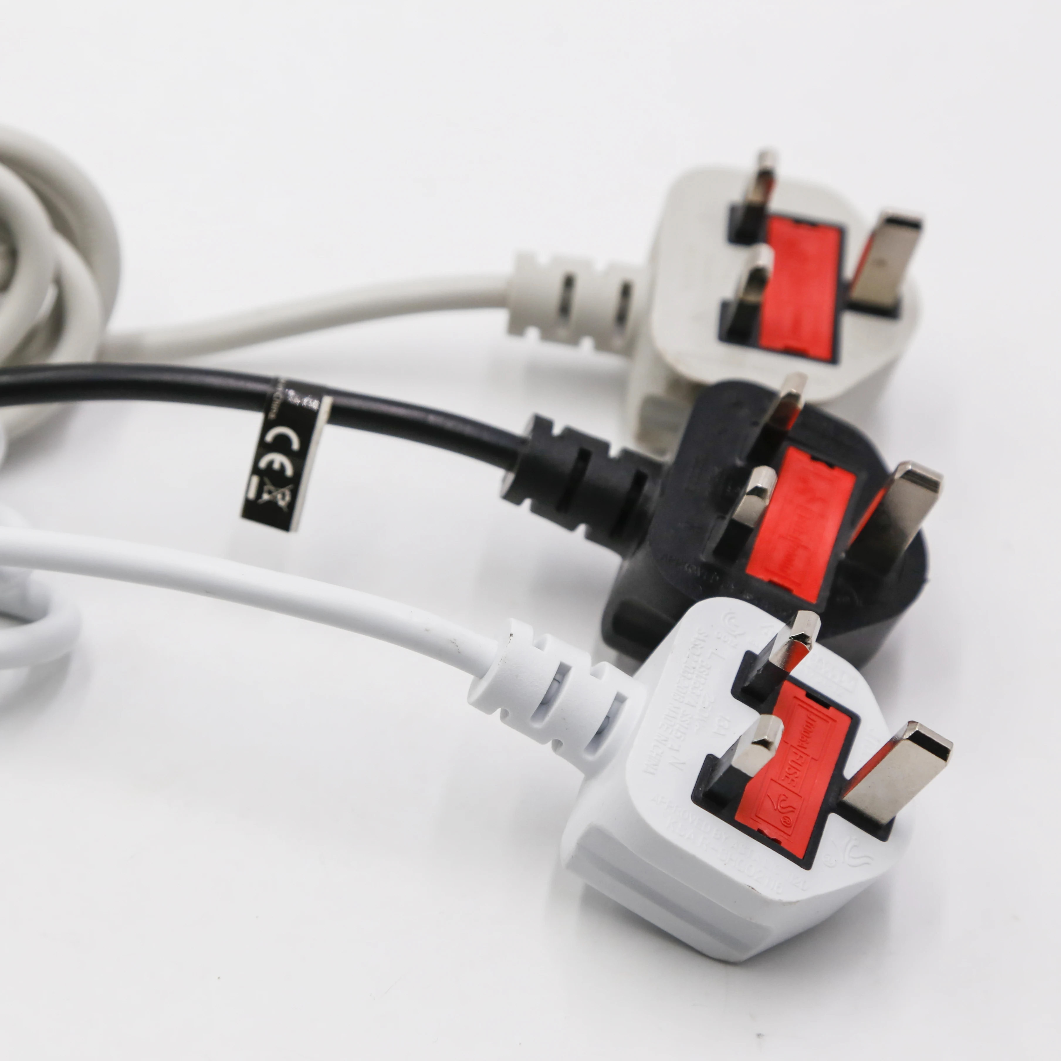
EU IEC C13/C14/C15 connector ac cord for computer ho5vv-f 3*1.0 power cable 
