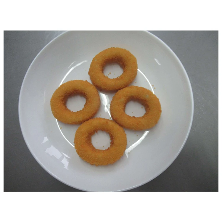 New season breaded squid ring pre-cooked giant squid breaded rings pre-cooked